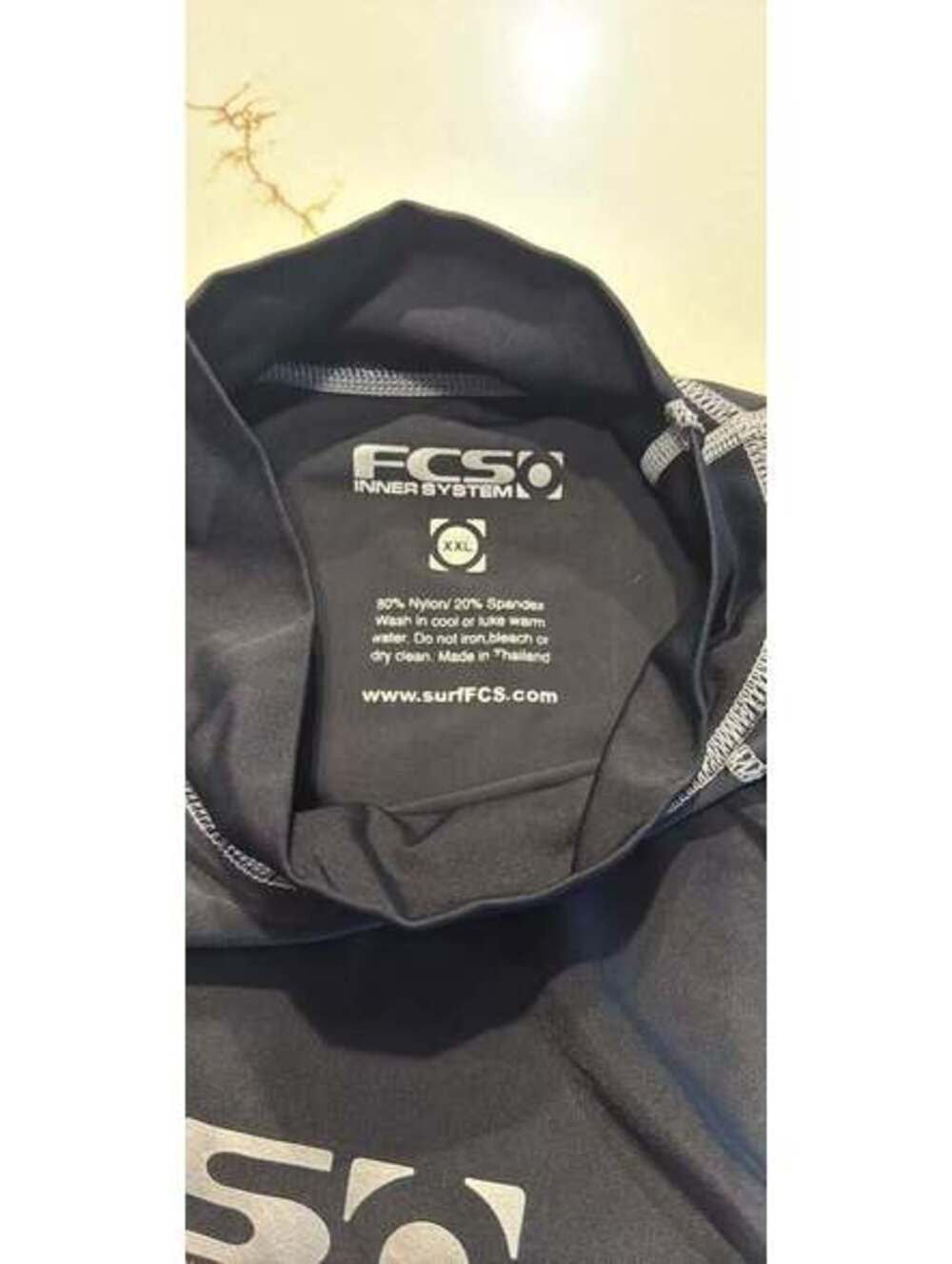 FCS Inner System Rash Guard XXL Surf Garment - Picture 4 of 7
